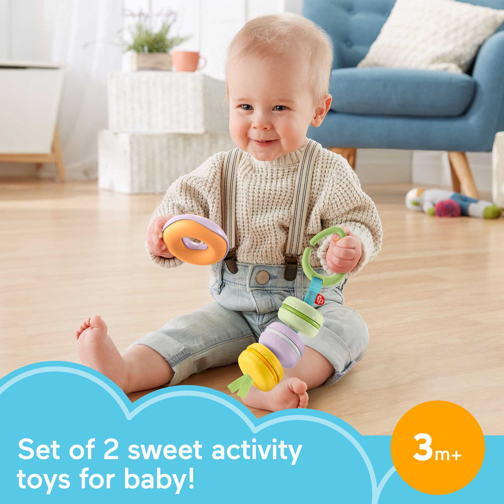 Plastic Pretend Food Rattle Toys for Infants 3+ Months F3016