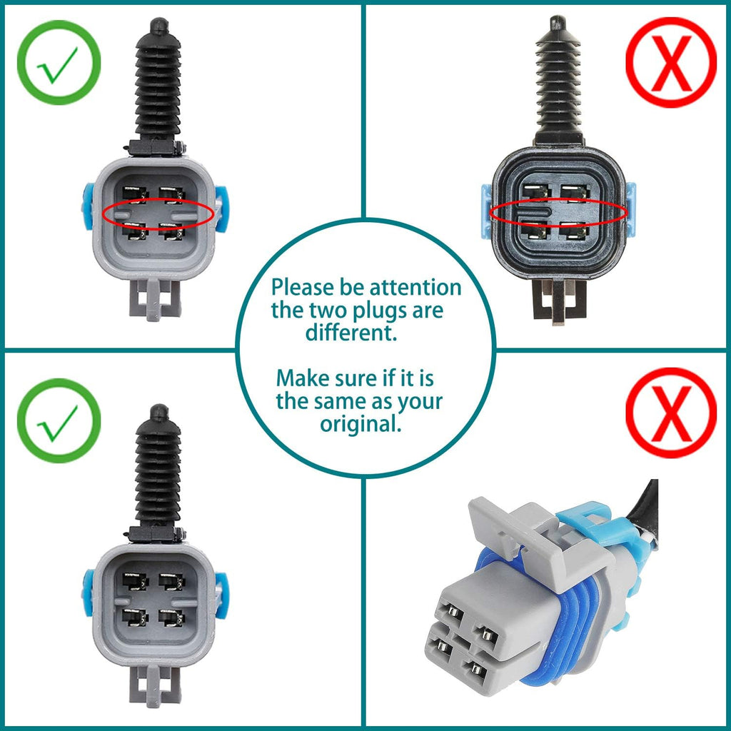 O2 Oxygen Sensor Upstream Downstream 4Pcs Replacement Pack of 2 Y269601