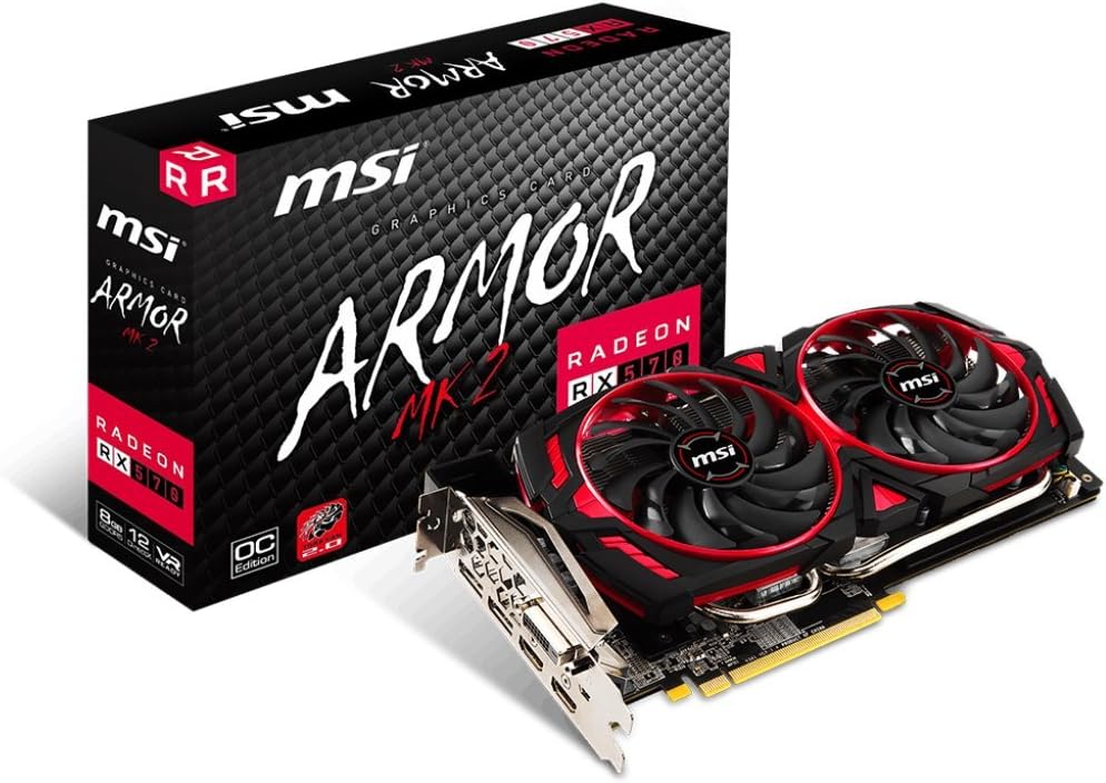 4GB GDDR5 Radeon RX 580 Graphics Card A6449