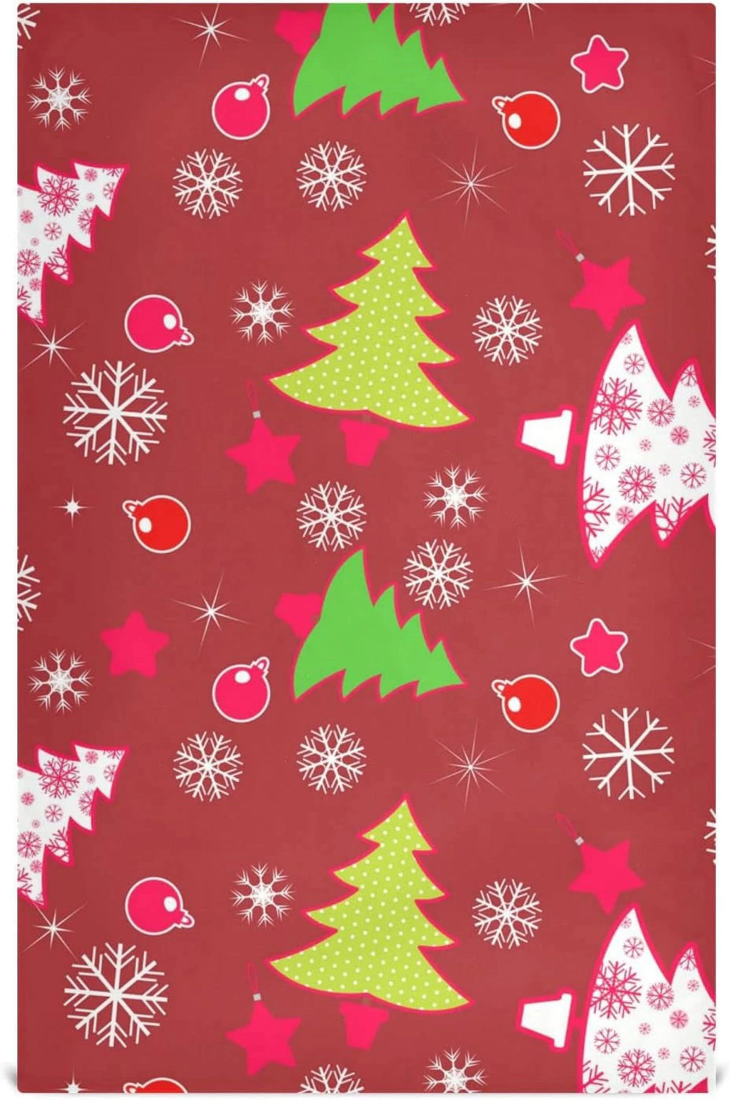 Red Green Kitchen Towels Set of 6 Dishcloths 28'' x 18'' I834