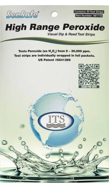 30 Foil Packed Peroxide Test Strips D840