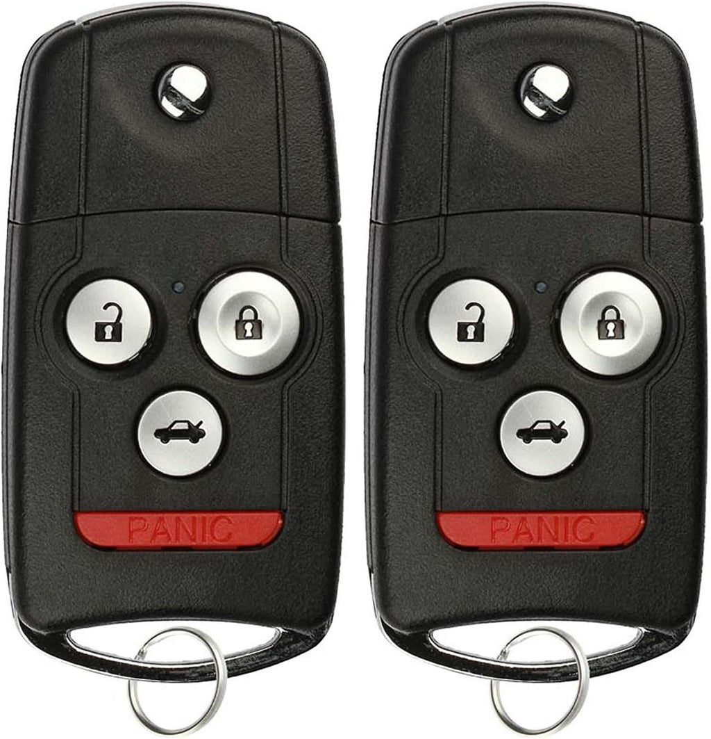 Keyless Entry Remote Control Car Flip Key Fob (Pack of 2) K6621