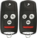 Keyless Entry Remote Control Car Flip Key Fob (Pack of 2) K6621