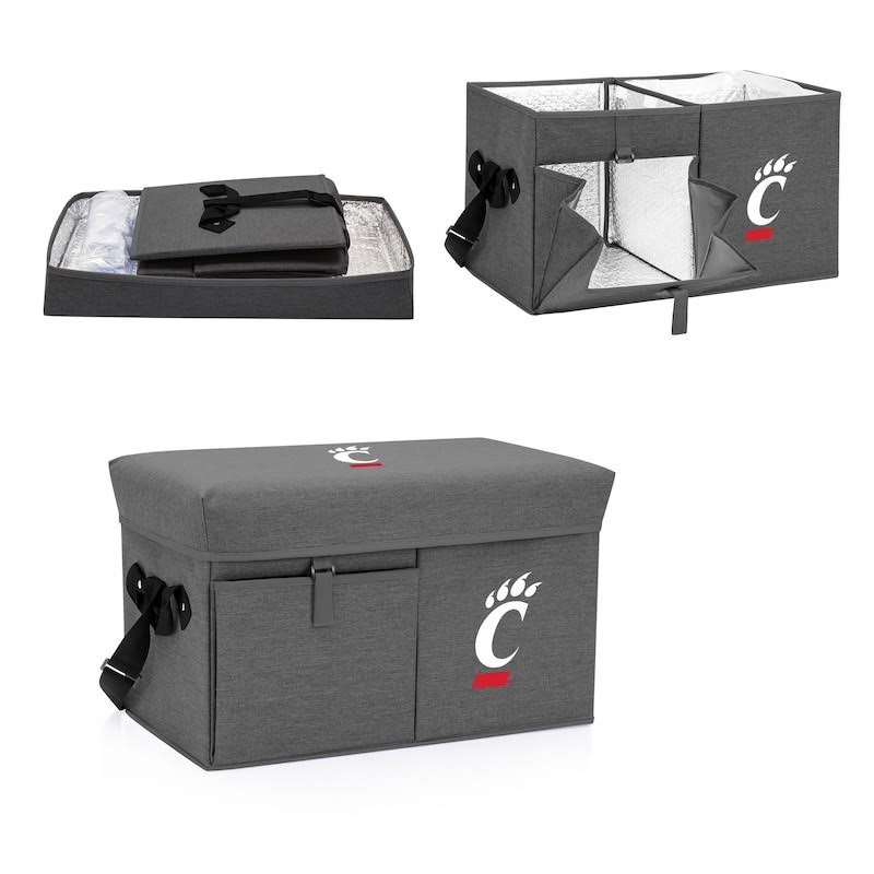 Gray Ottoman Cooler & Seat Q82205