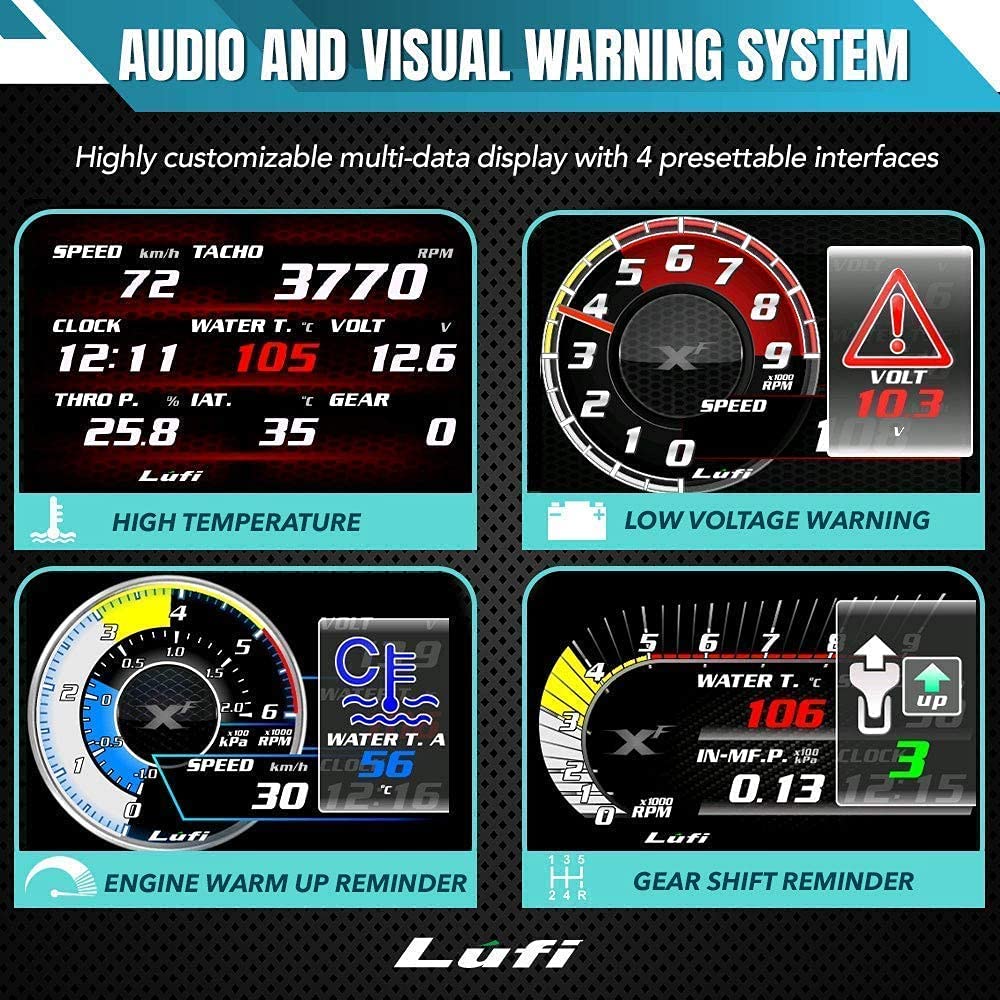 OBD2 Gauge Display Head Up Display S53614