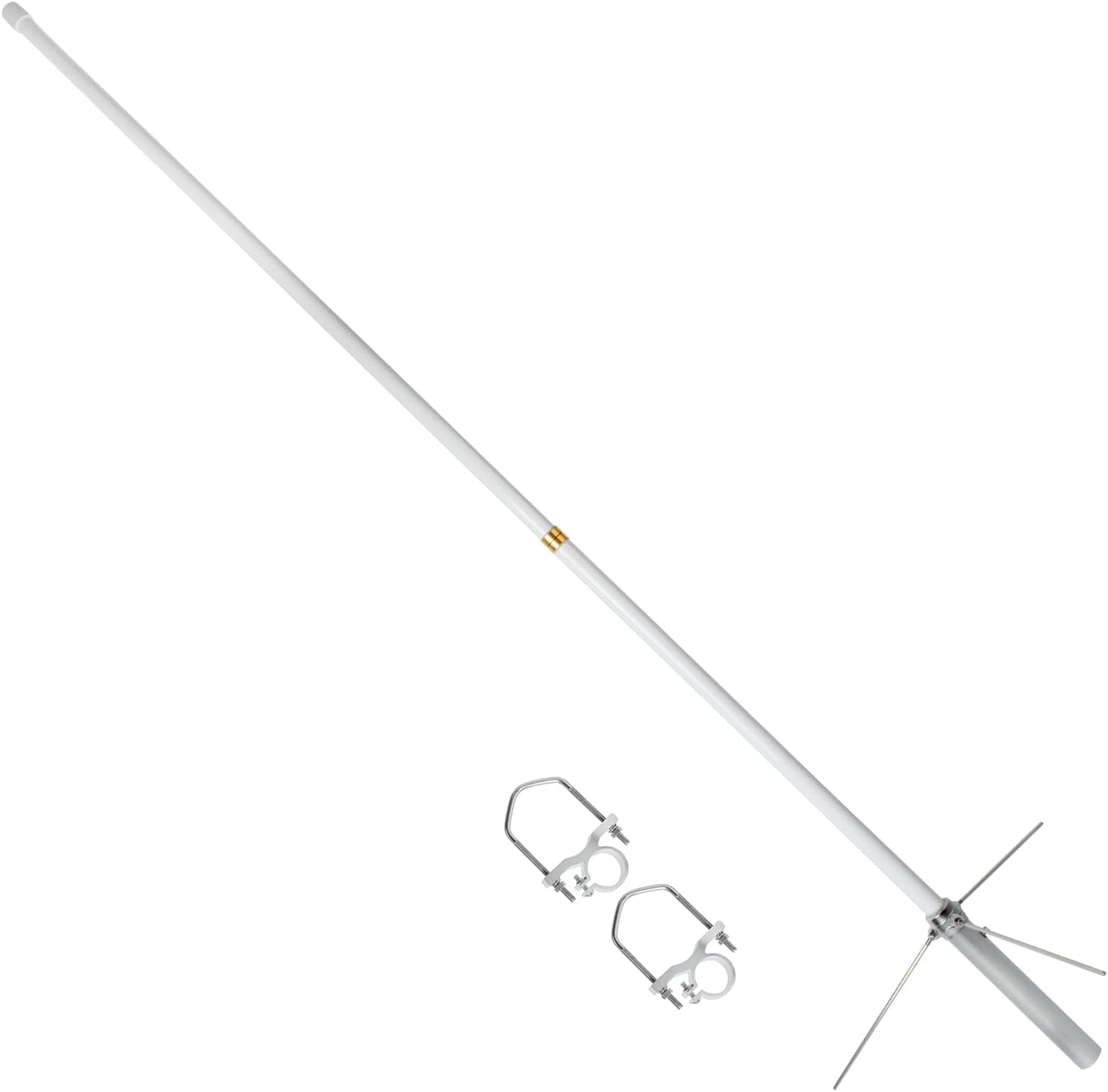 Dual Band Fiberglass Vertical Base Antenna with SO-239 Connector E64288