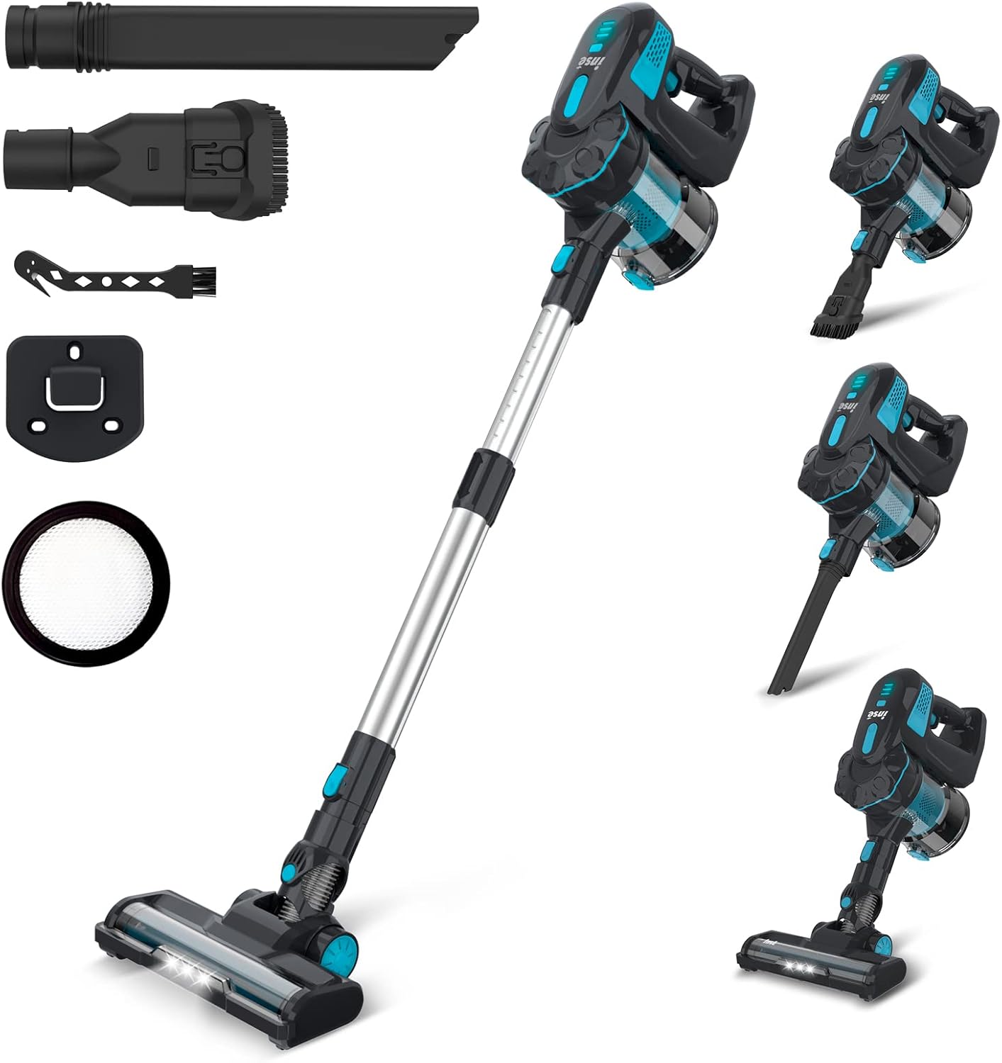 Cordless Stick Vacuum Cleaner with Rechargeable Battery R541