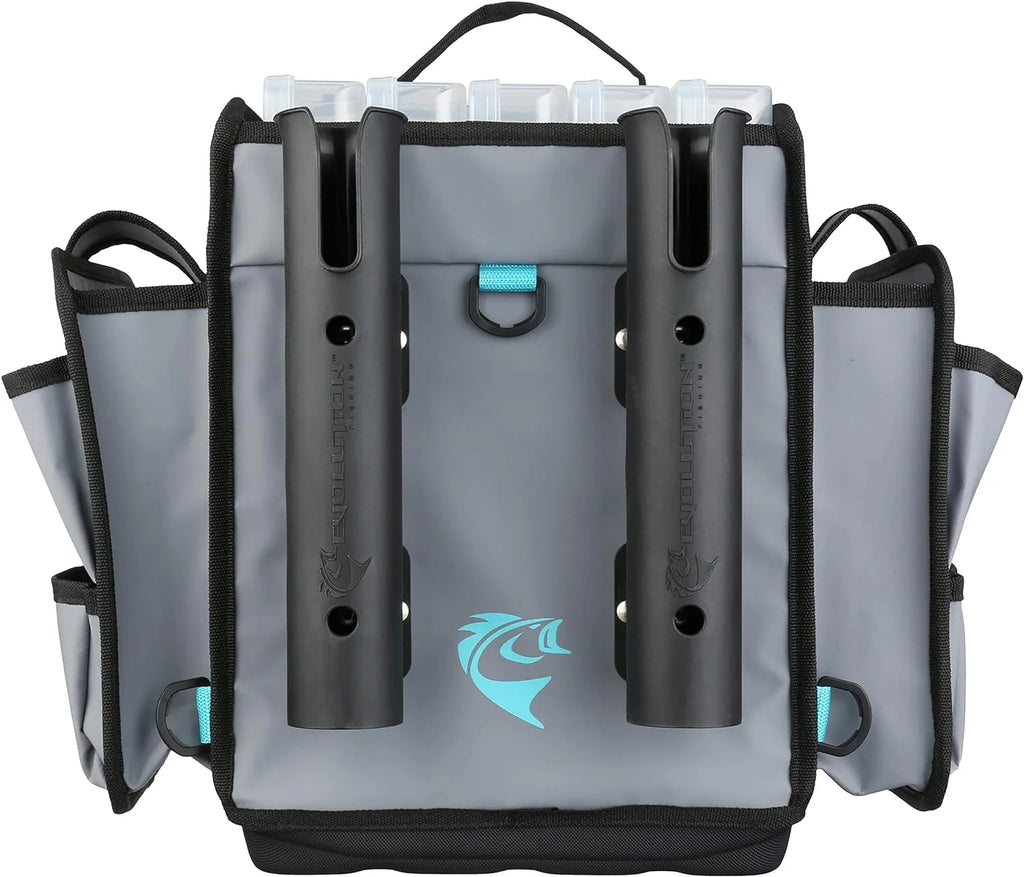 3700 Size Grey Zipperless Heavy Duty Water Resistant Tarpaulin Kayak Tackle Bag B61323