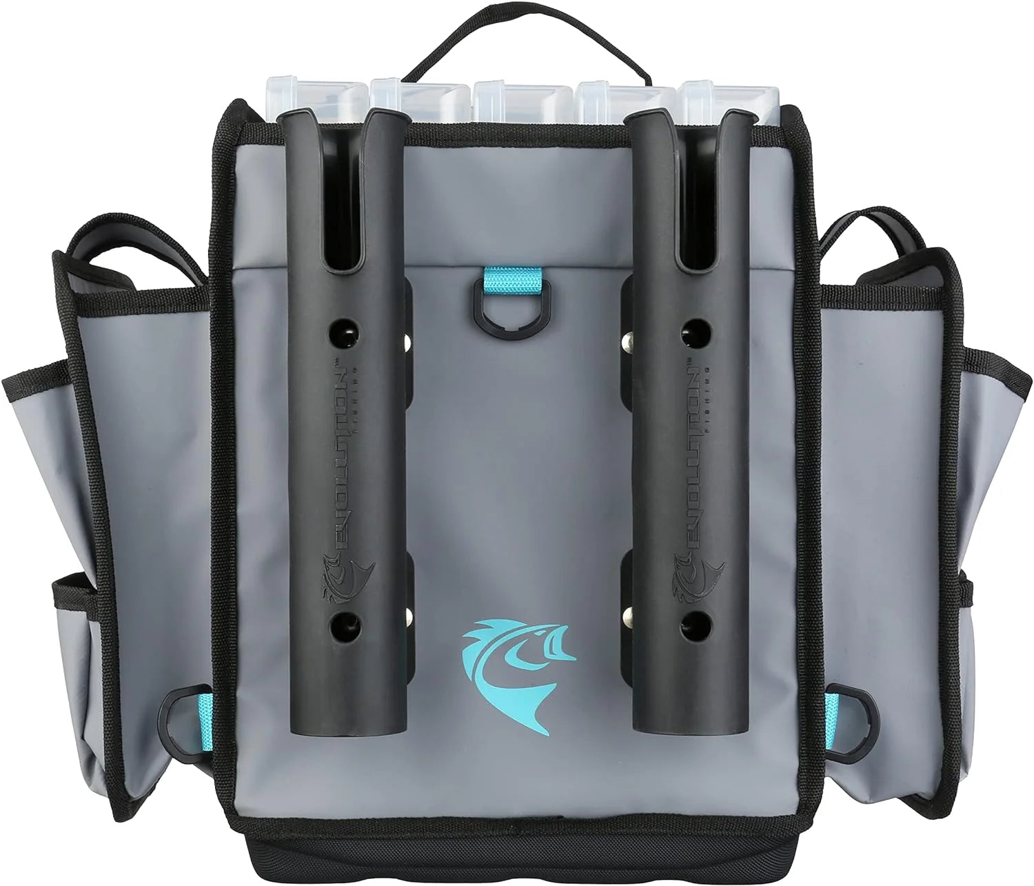 3700 Size Grey Zipperless Heavy Duty Water Resistant Tarpaulin Kayak Tackle Bag B61323