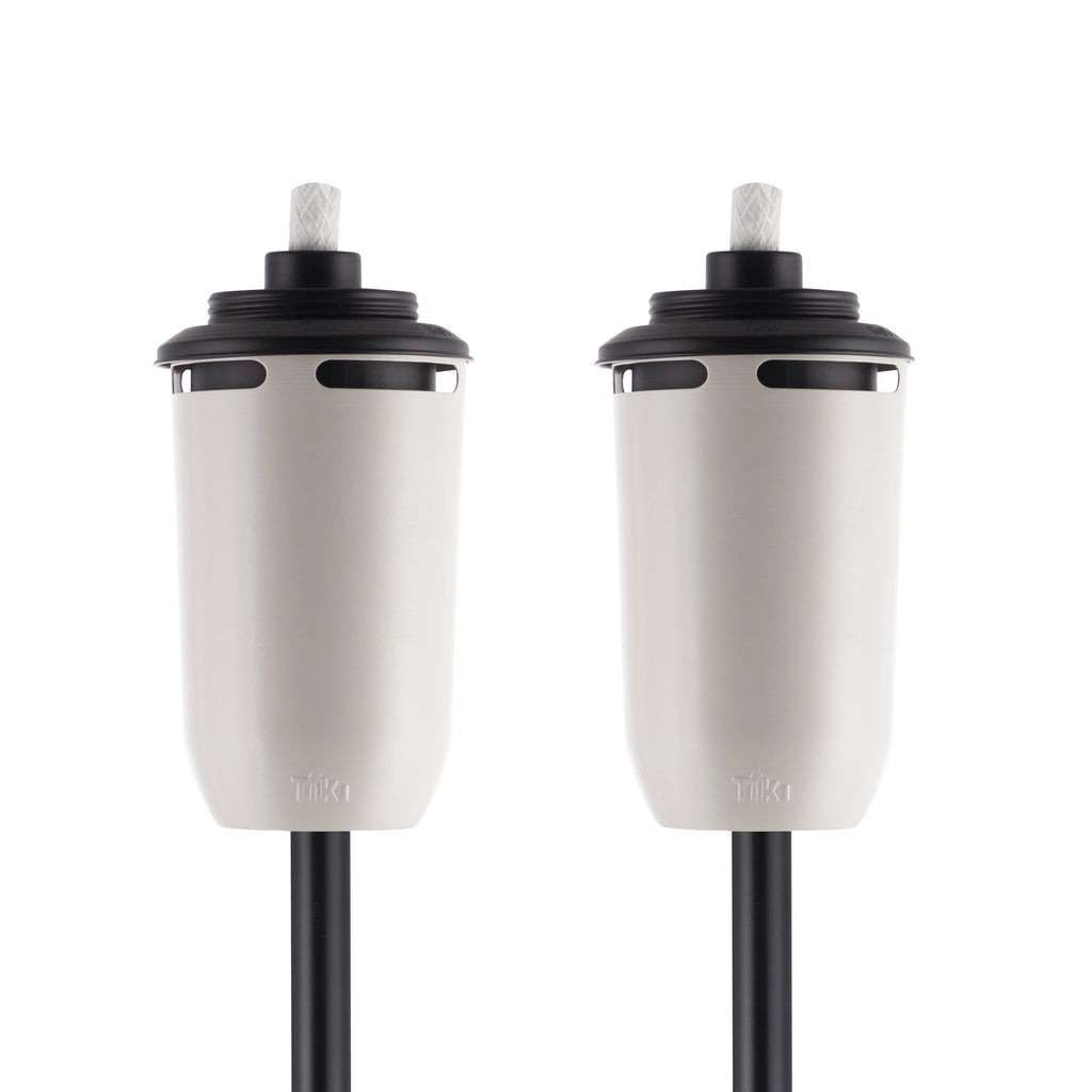 2-Pack 65 inch Metal White Torches I934