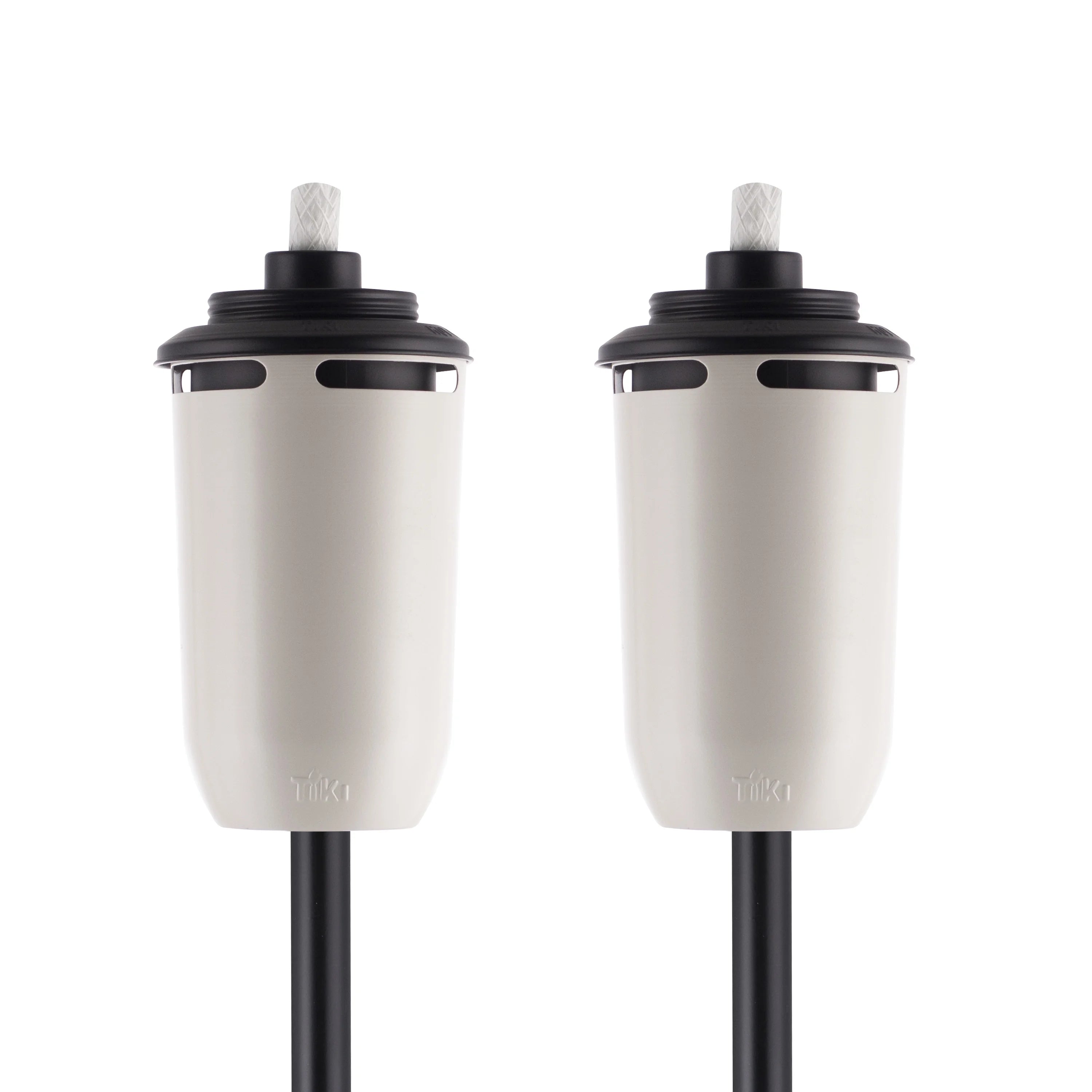 2-Pack 65 inch Metal White Torches I934