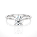14k White Gold Solitaire Engagement Ring F582422