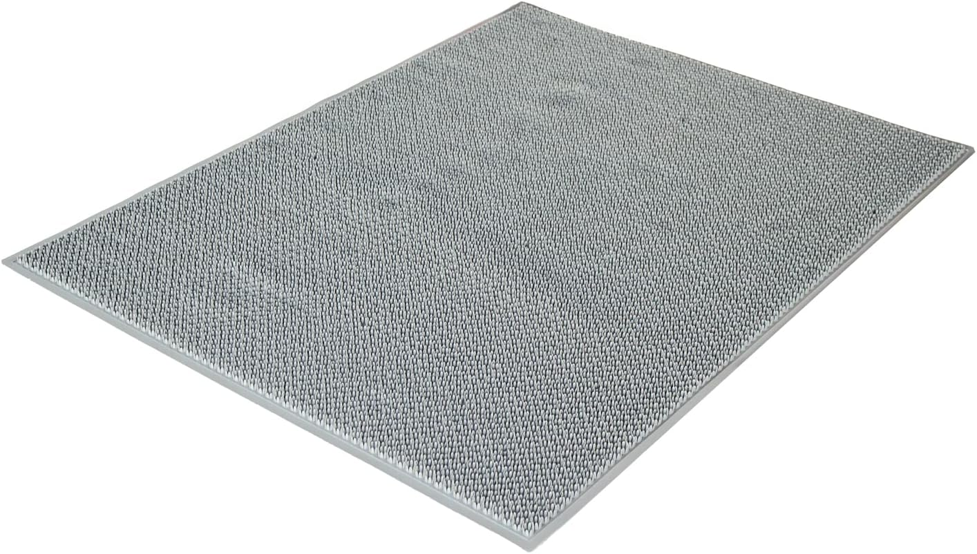 Waterproof Recycled PVC Kitty Litter Box Mat, Jumbo Pack of 2 J42392