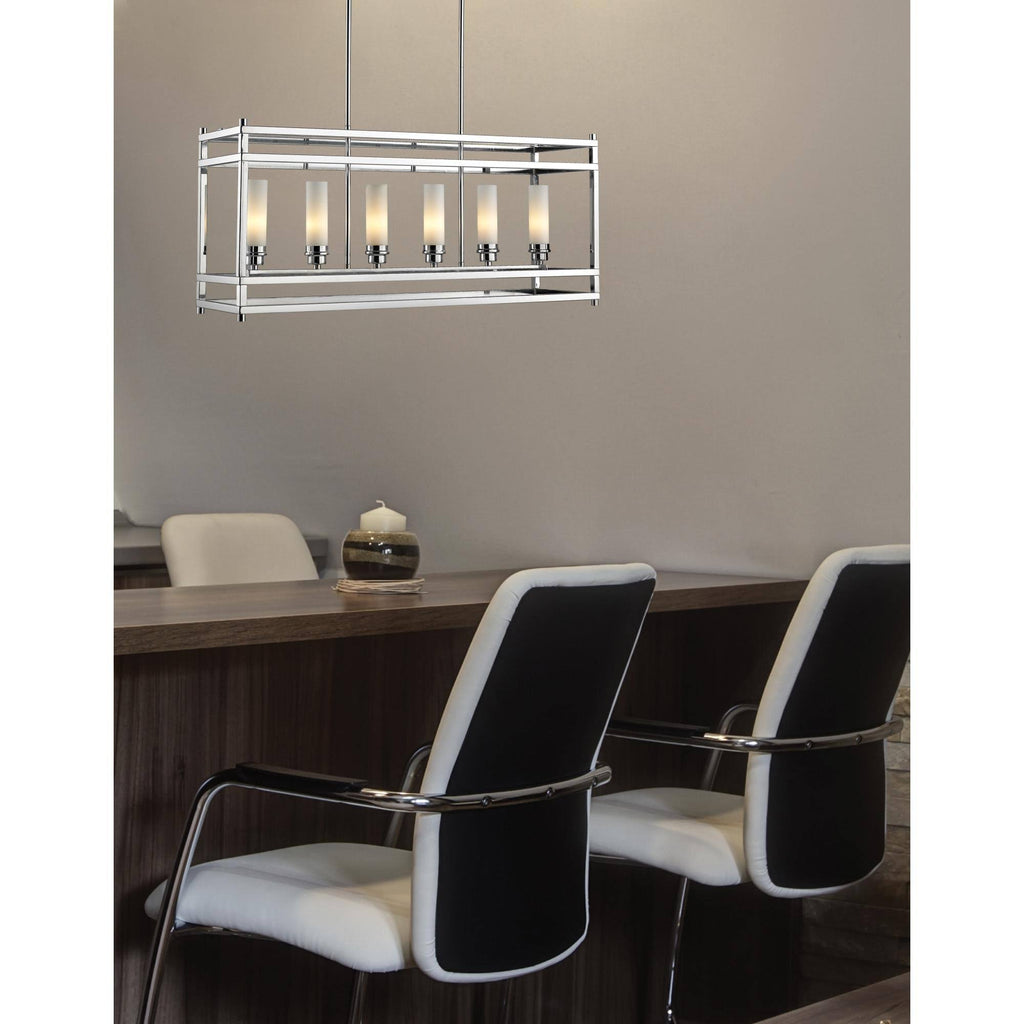Chrome 3 Light Semi-Flush Mount M59093