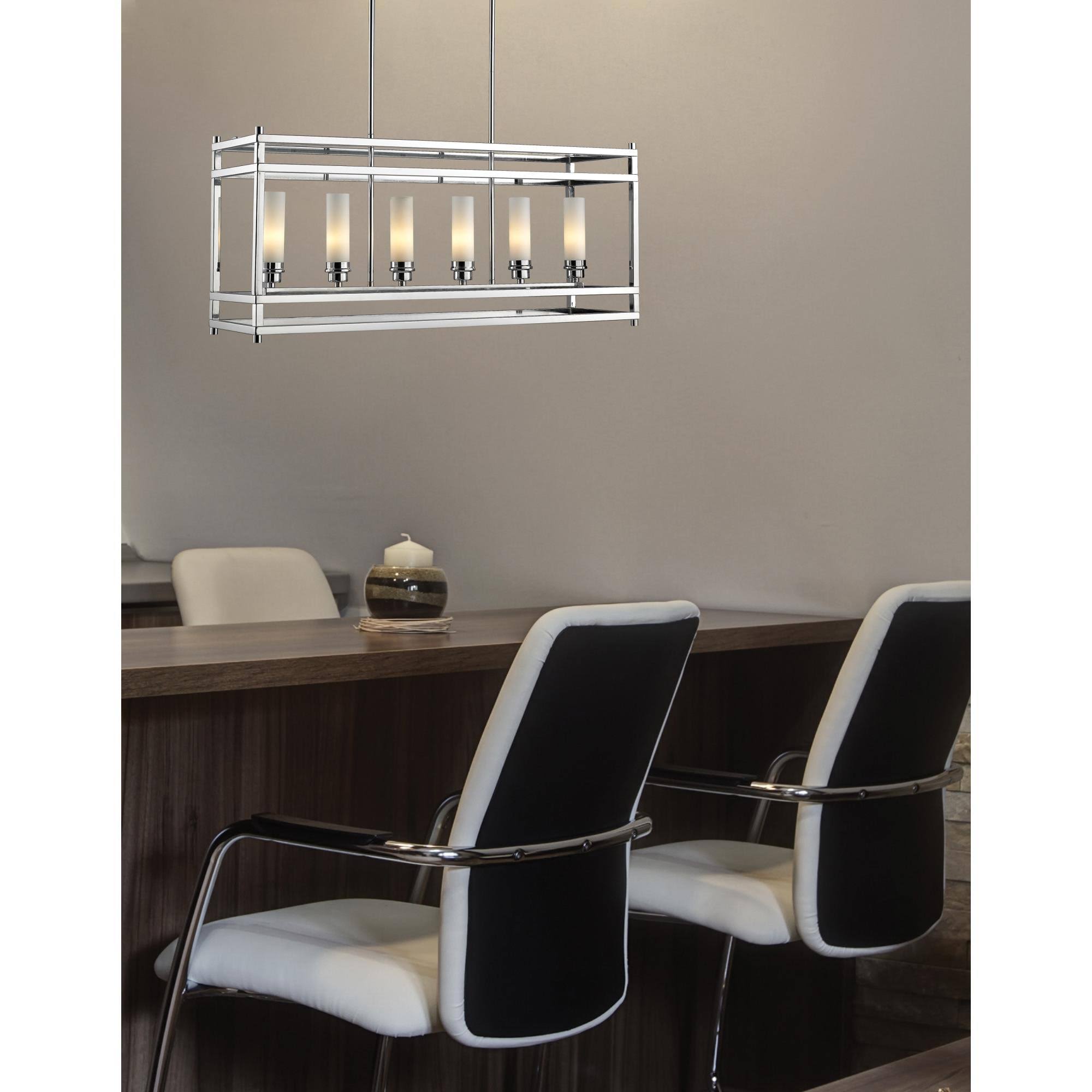 Chrome 3 Light Semi-Flush Mount M59093