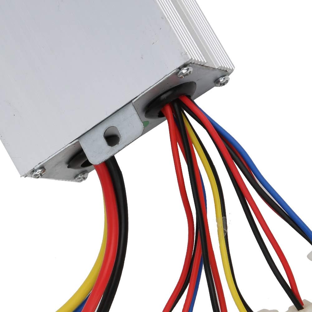 24V 500W Aluminum Alloy & Plastic Brush Controller with LCD Display O753