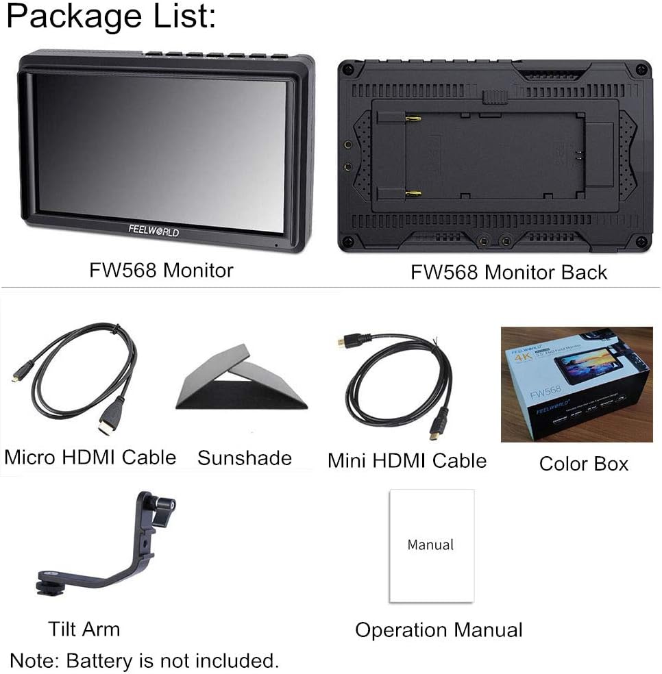 5.5 inch 4K HDMI DSLR Camera Field Monitor Z770543