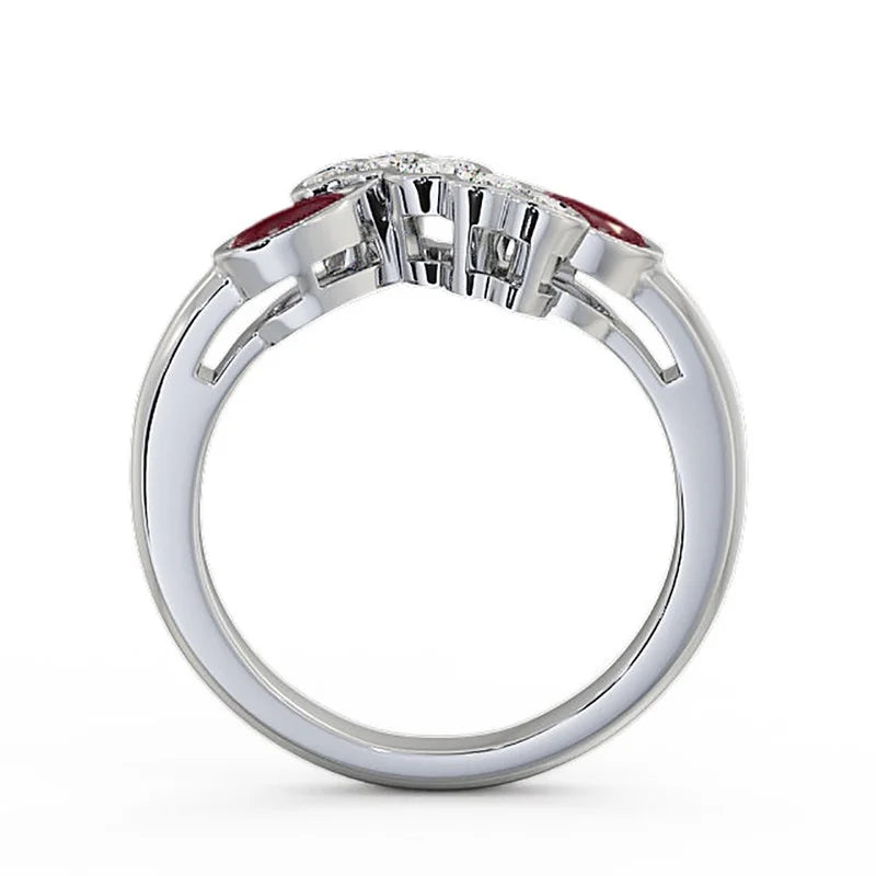 14K White Gold Eternity Band R91918