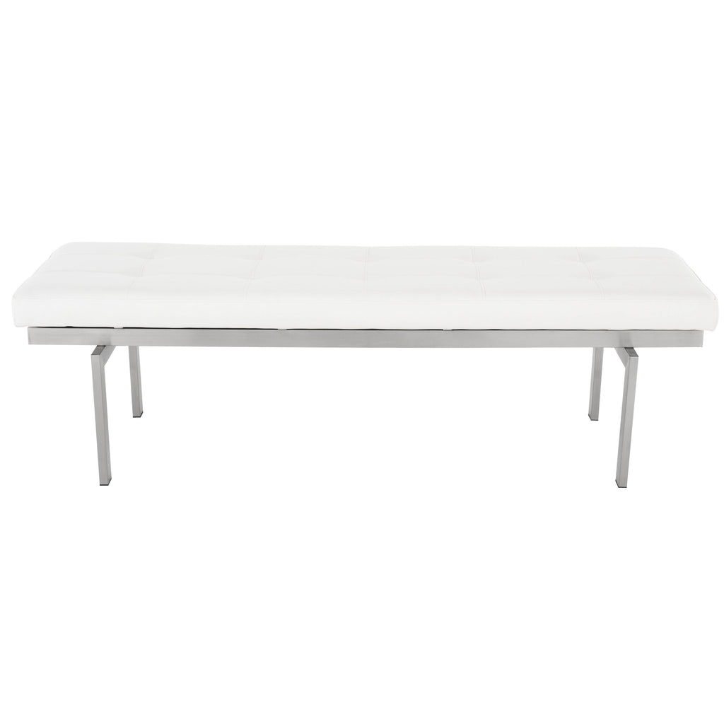 White Louve Bench J505