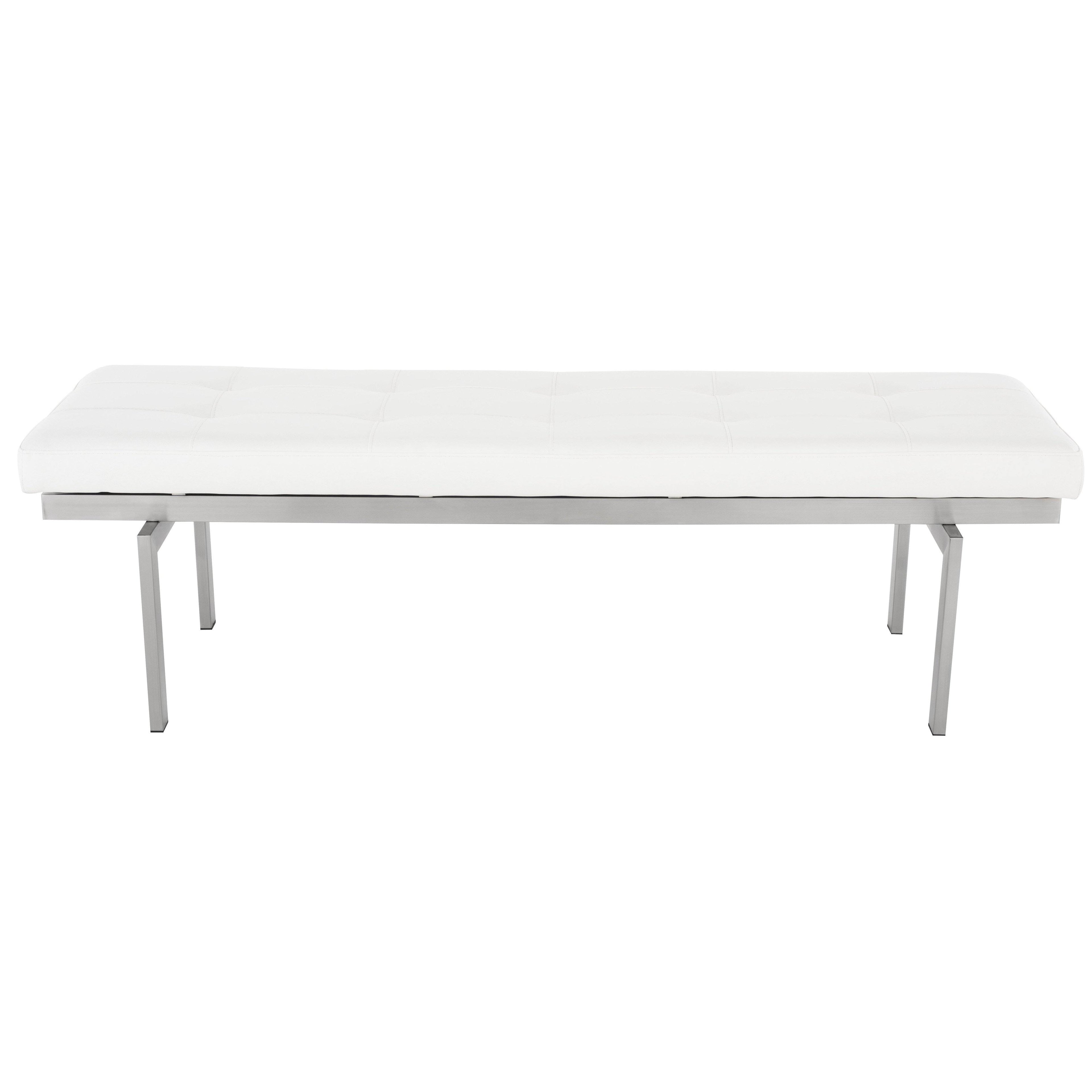 White Louve Bench J505