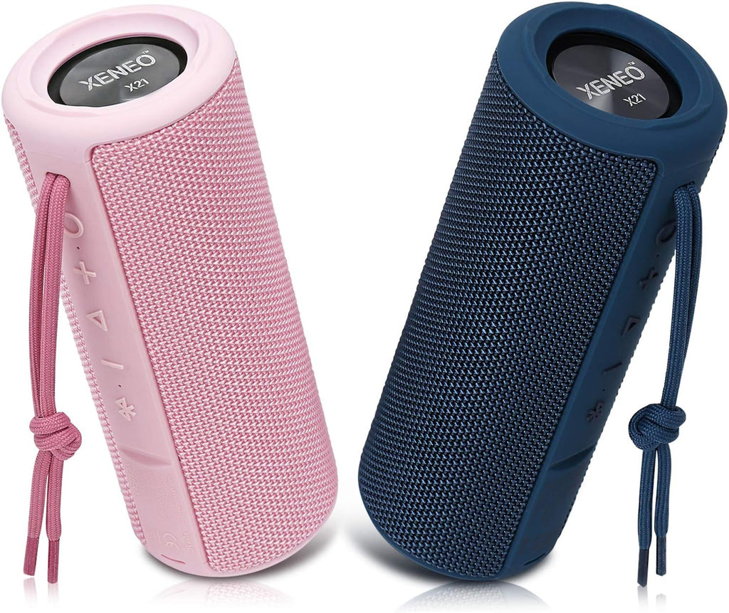 Portable Outdoor Wireless Bluetooth Speaker with FM Radio, Micro SD Card Slot, AUX, Hard Travel Case Included W1676