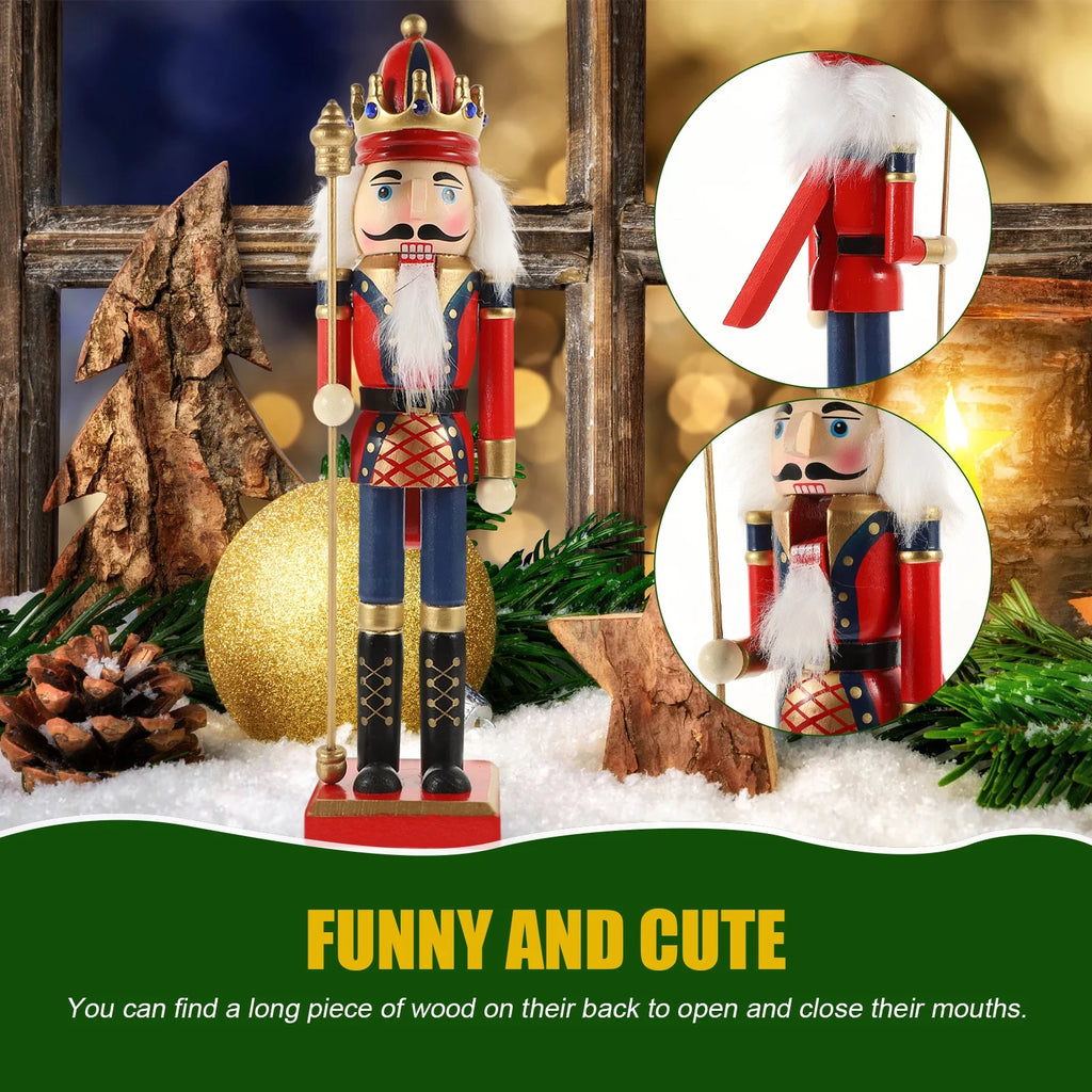 Wooden Nutcracker Doll Christmas Tree Decoration A668211