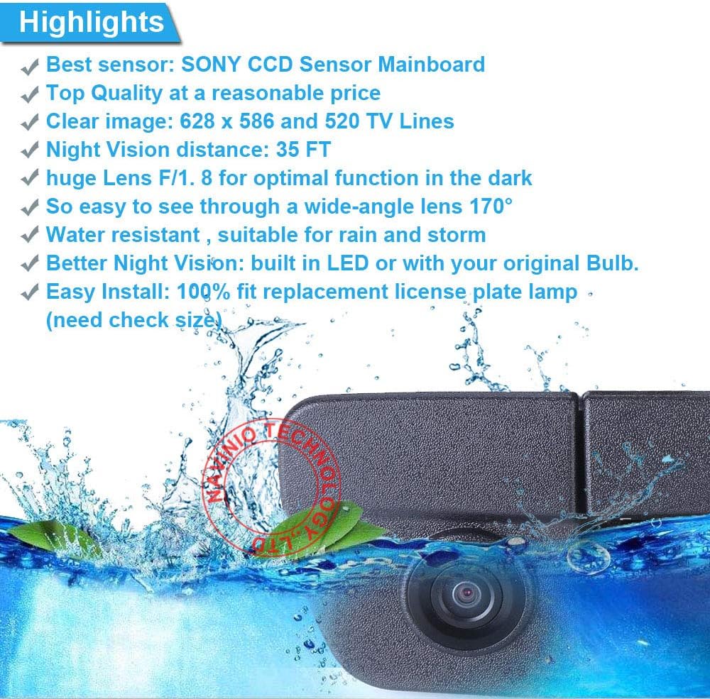 Waterproof Rear View Backup Camera with 170° Viewing Angle P509482