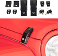 Hood Latches Locking Hood Catch Kit Aluminum Alloy V48474