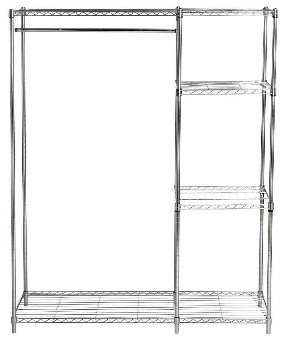 Chrome Wire Adjustable Garment Rack Z118438