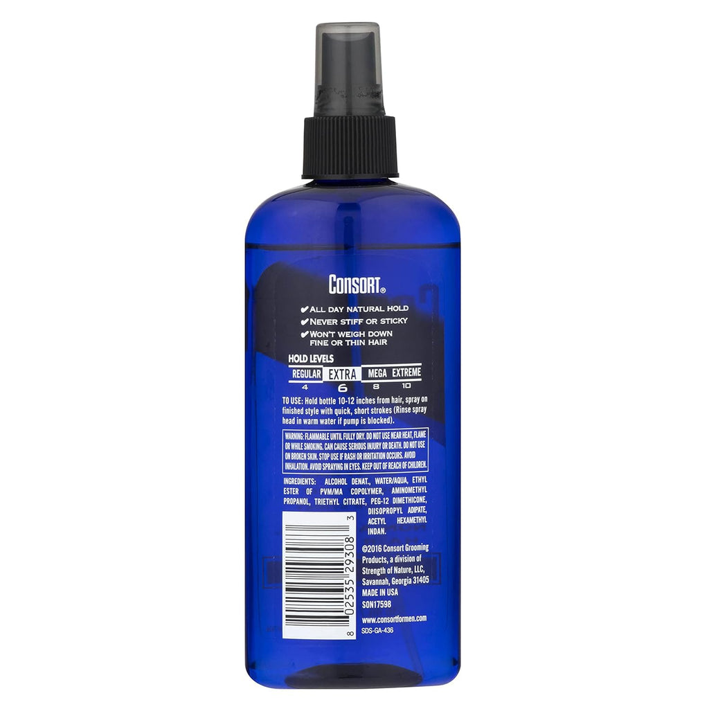 Unscented X-Hold Hair Spray 8 Ounce (236ml) 2 Pack Y230505
