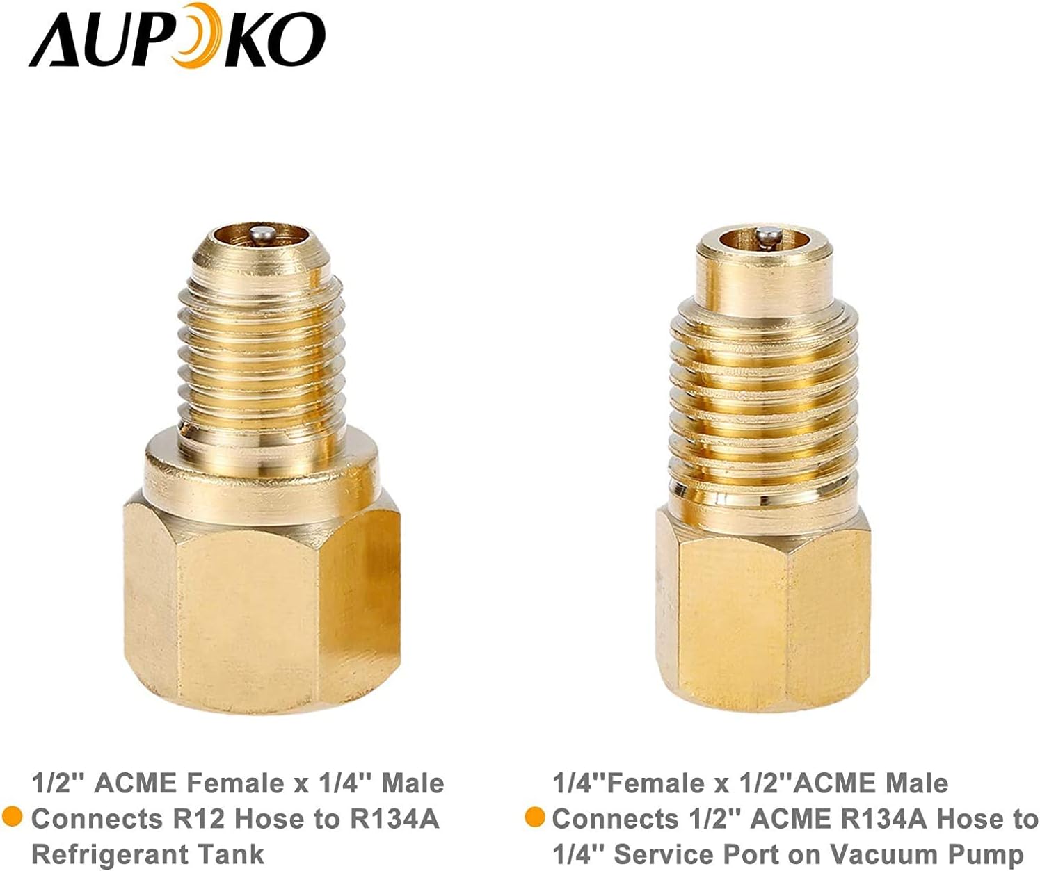 R1234YF Quick Couplers Kit with R12 R22 to R134A Adapters and Valve Core Remover Z375