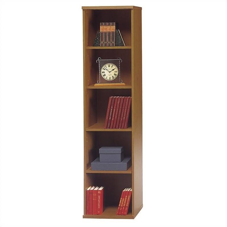 Natural Cherry 5 Shelf Bookcase S9814