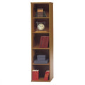 Natural Cherry 5 Shelf Bookcase S9814
