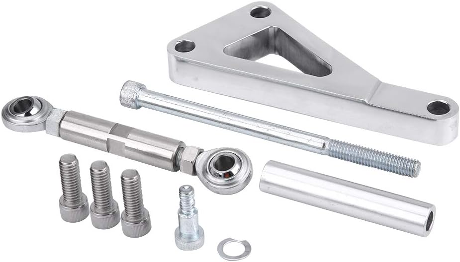 Polished Aluminum Alloy Alternator Bracket Kit Pack of 2 D47315