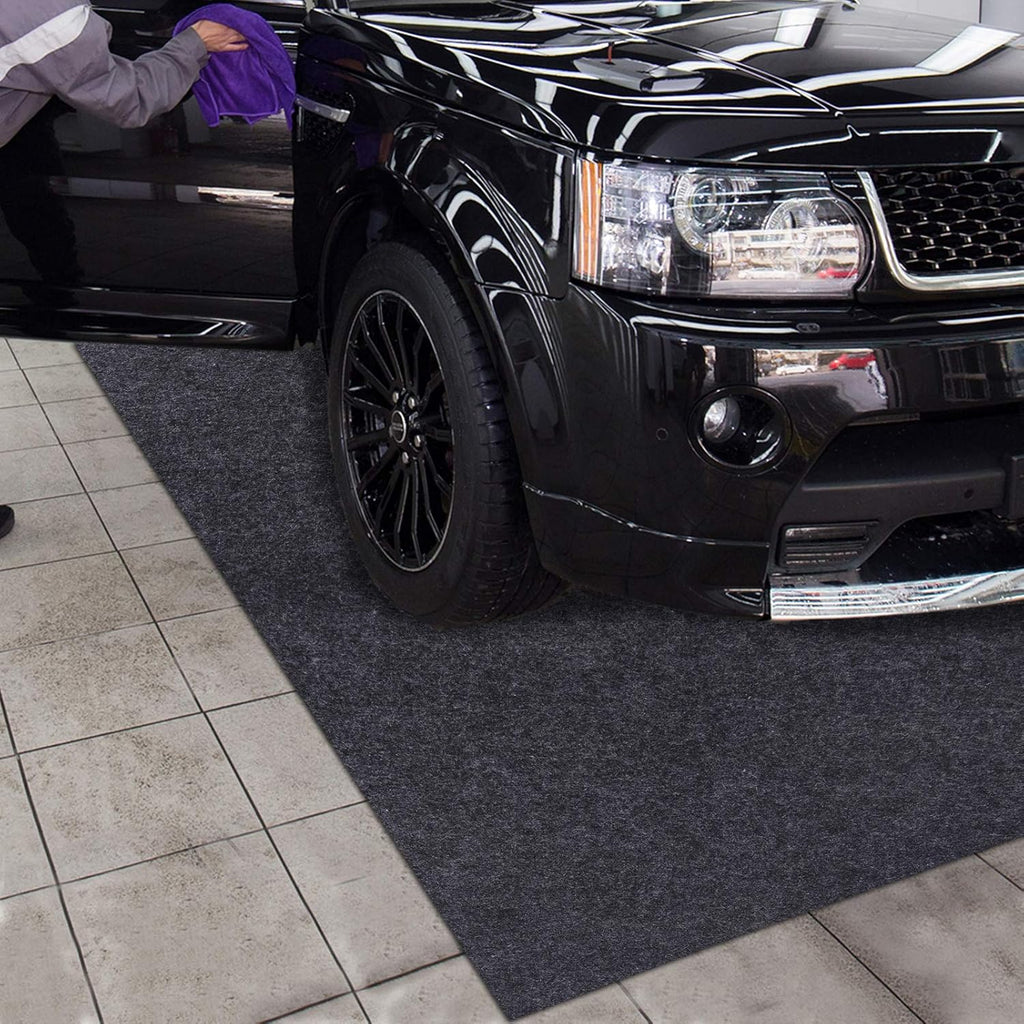 7.56Ft x 6.56Ft Absorbent Waterproof Washable Garage Floor Mats N930