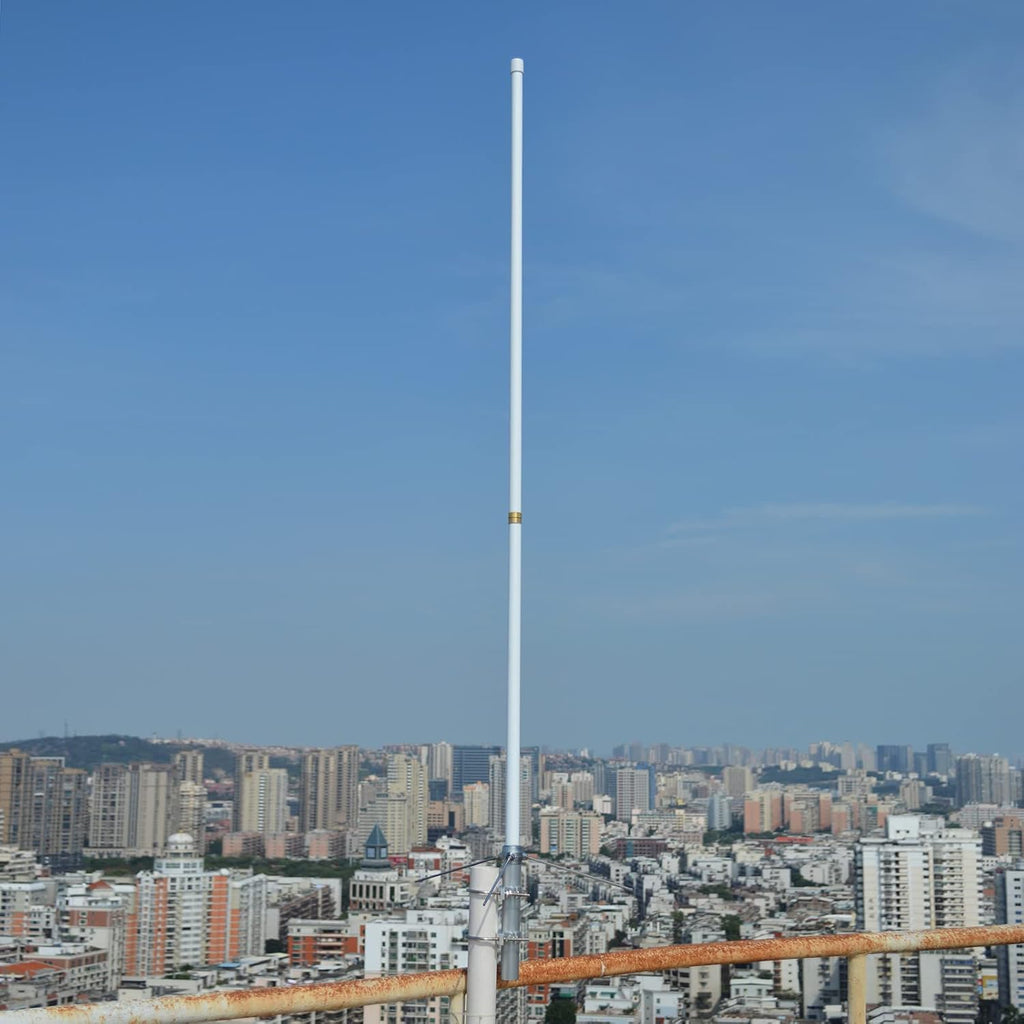 Dual Band Fiberglass Vertical Base Antenna with SO-239 Connector E64288