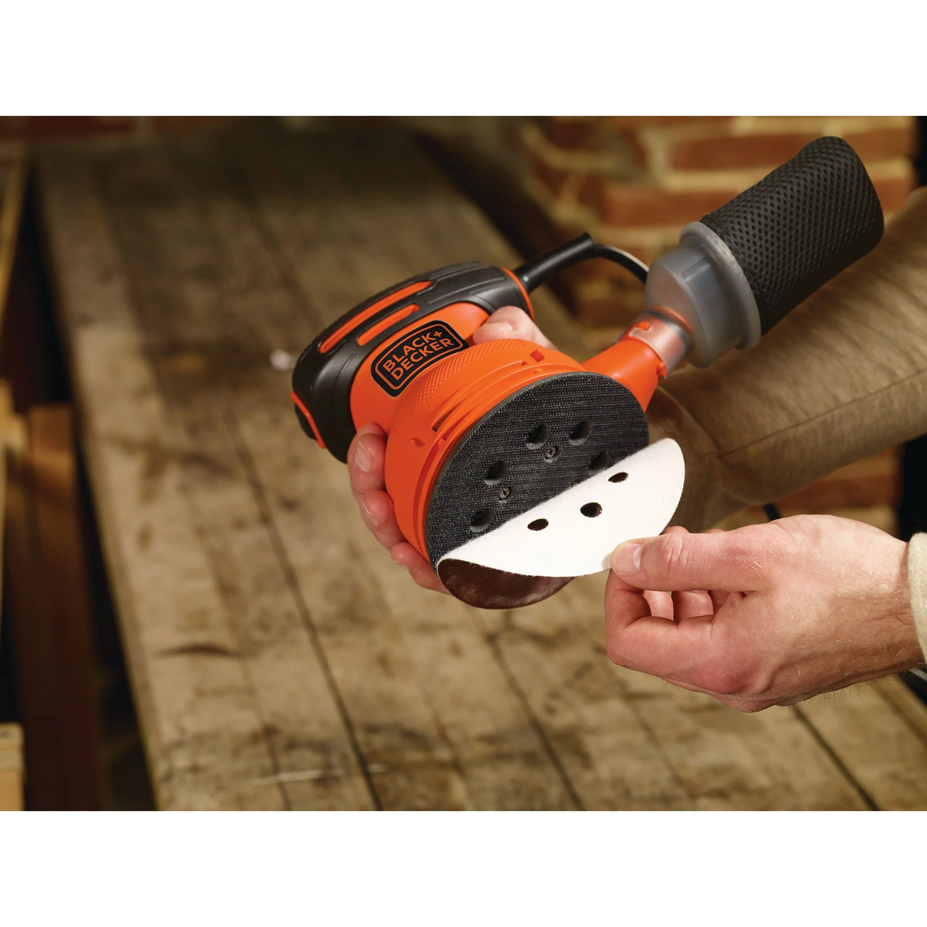 120V 2 Amp Brushed 5 in. Corded Random Orbit Sander J273