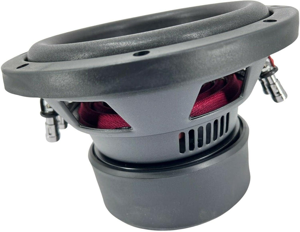 1x 8 Inch 1000 Watt Car Audio Subwoofer 4 Ohm DVC Dual Voice Coil Pack of 2 L8386