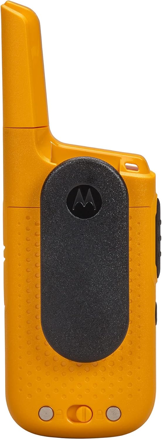 Yellow 25 Mile 2 Way Radio with Charging Dock Q702108