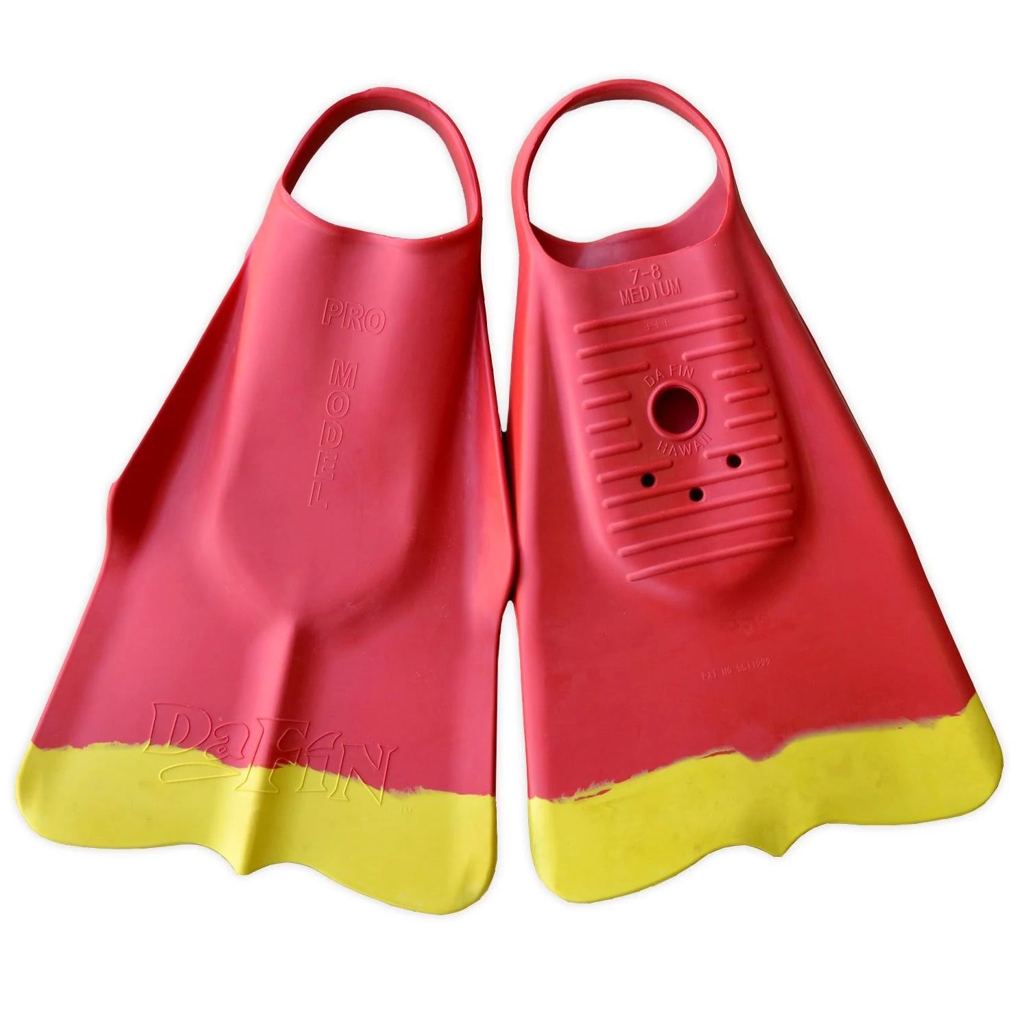 Black/Red Swimfins - XL Y351