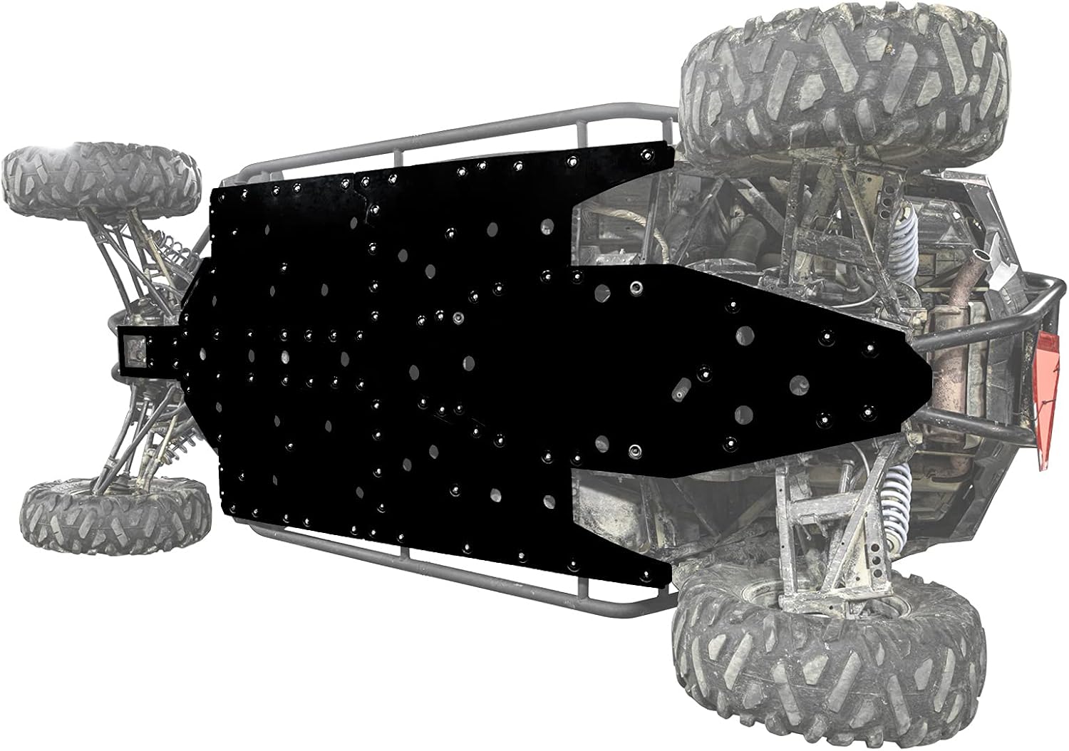 Full Skid Plate for Polaris RZR S4 1000, 1/2" Thick ARMW Material F5709