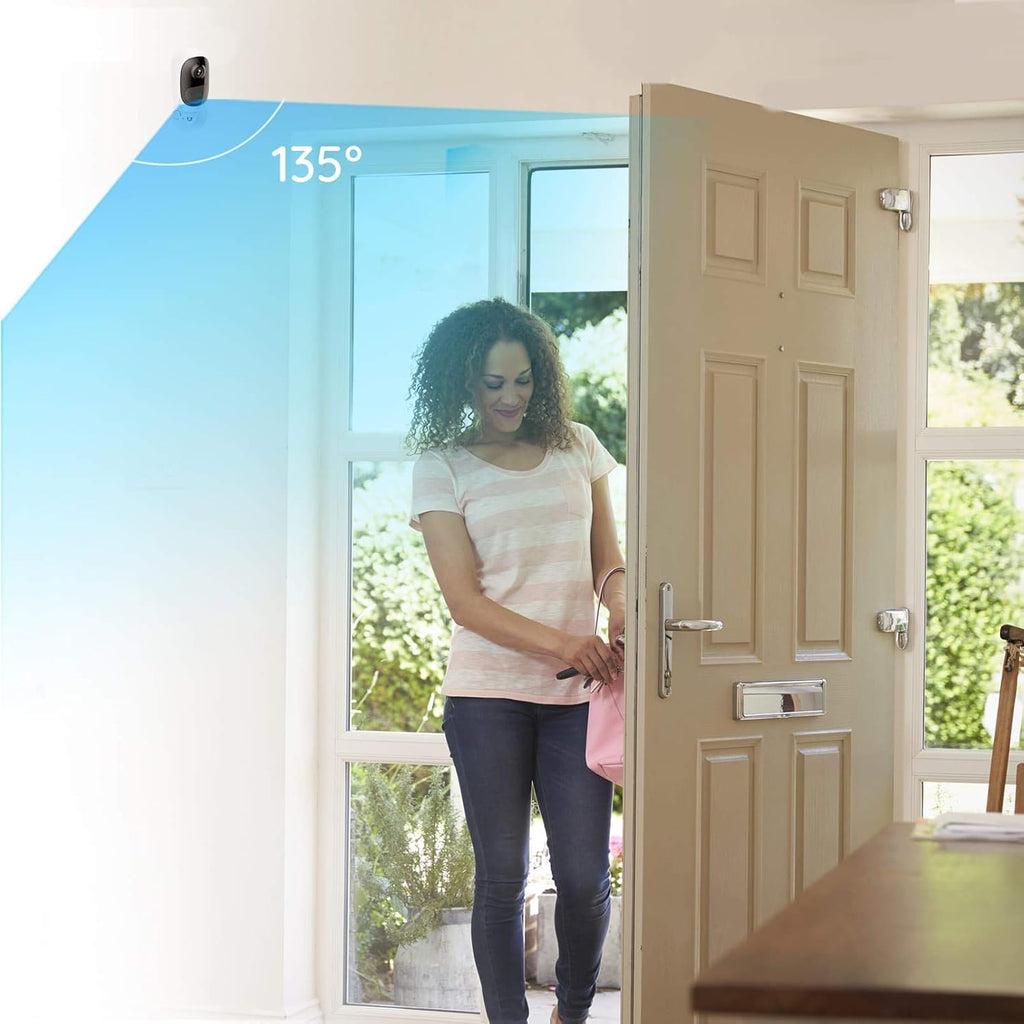 Rechargeable Battery-Powered Outdoor Security Camera with Night Vision and 2-Way Talk A17351