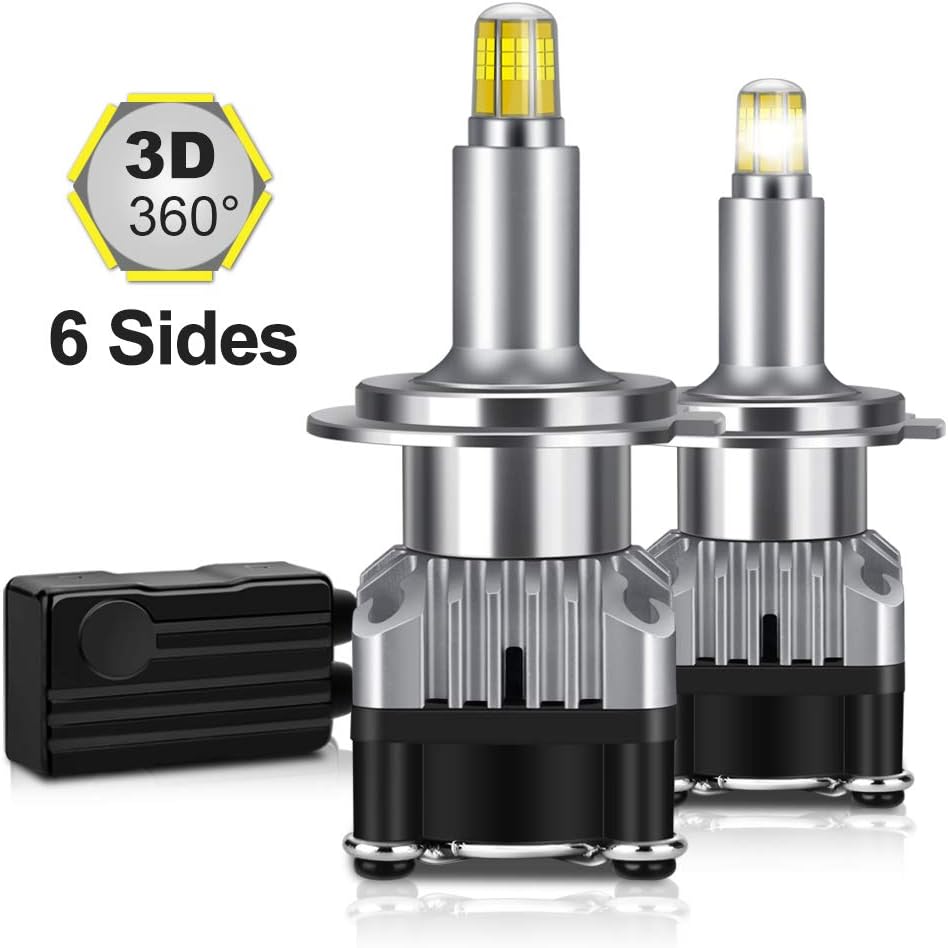 H11/H9/H8 LED Headlight Bulbs 20000LM 6000K 80W Pack of 2 B959192