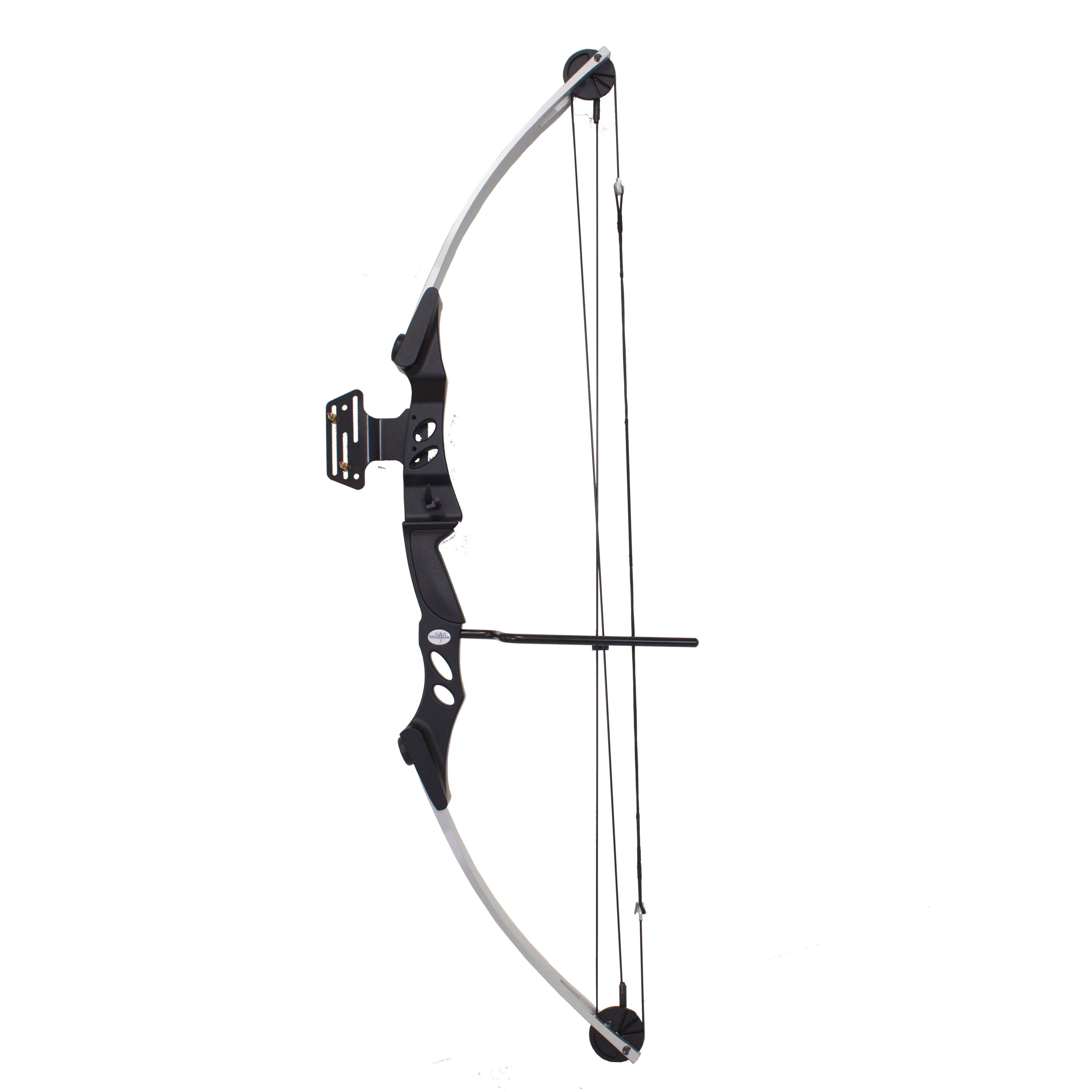 Black Compound Bow with 5-Spot Paper Target A65404