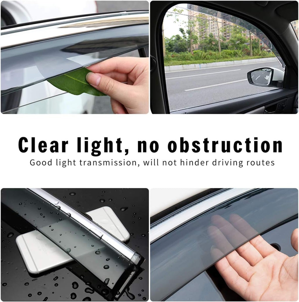 Smoke Side Window Deflectors 4PCS M147062