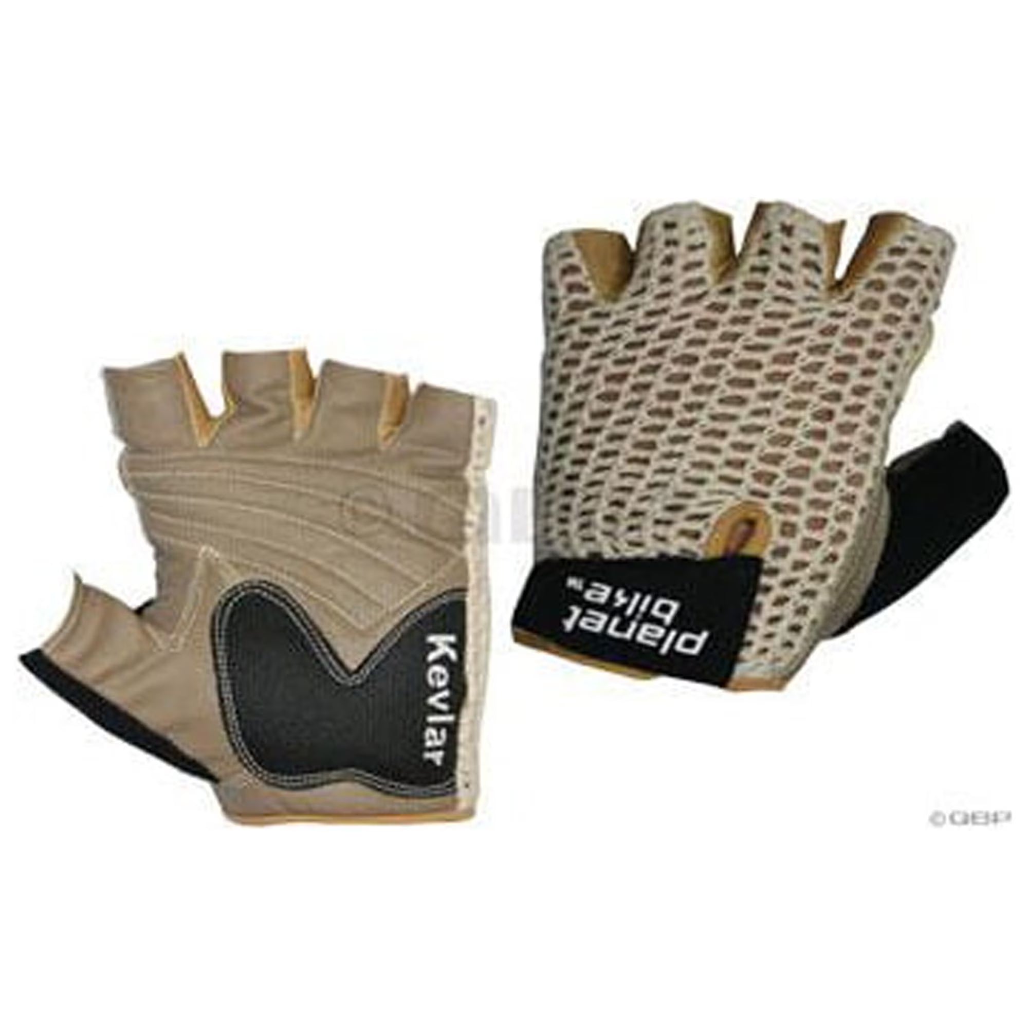 Taurus Fingerless Cycling Glove, Tan, LG H15957