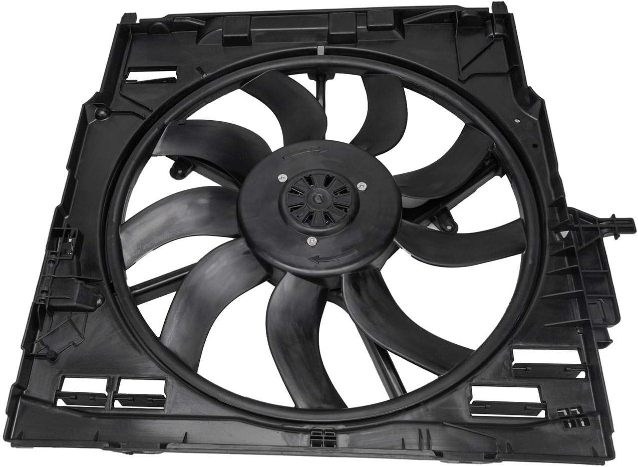 Front Radiator Cooling Fan Motor Assembly for BMW F15 X5 F16 X6 L4242
