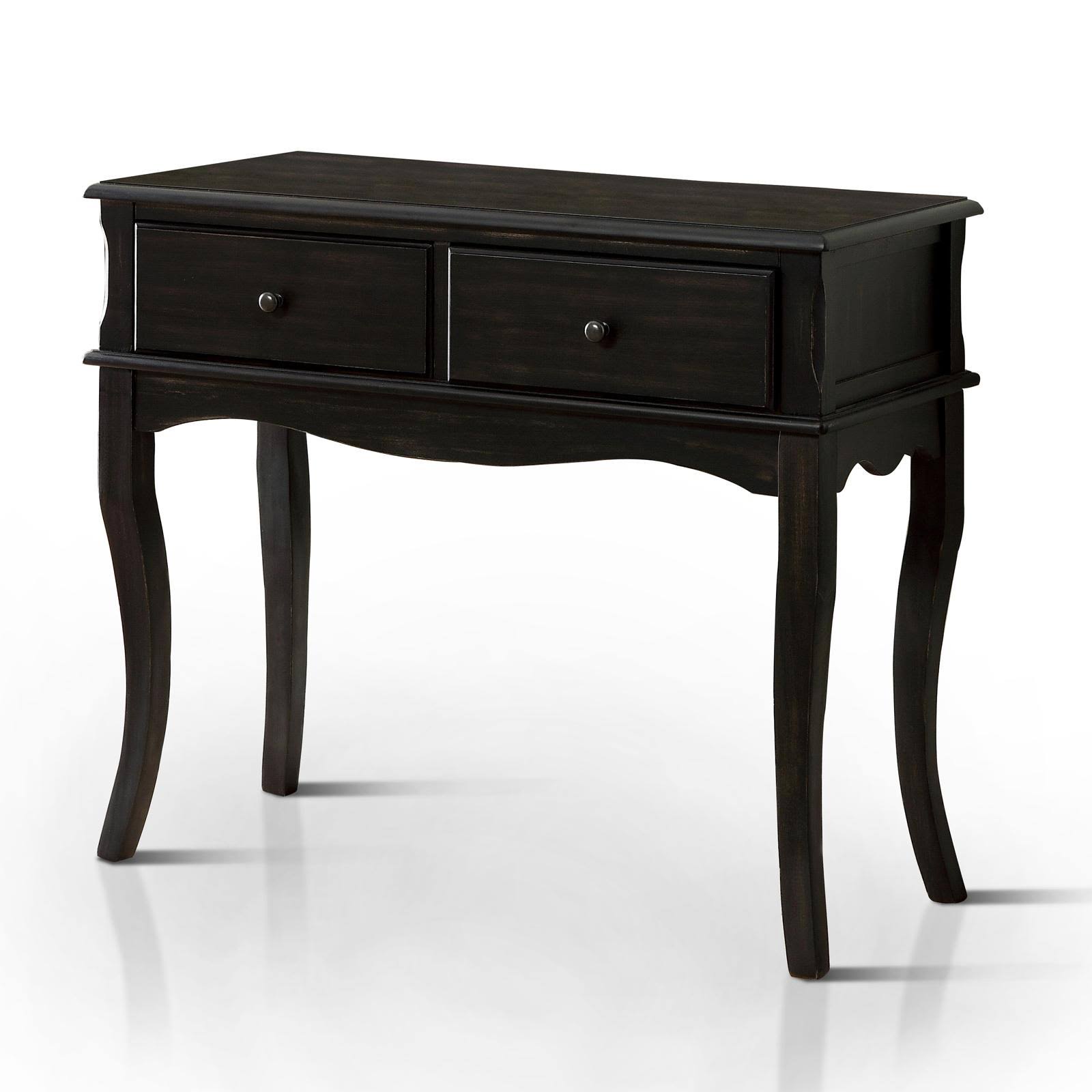 Vintage Console Table, Black H765