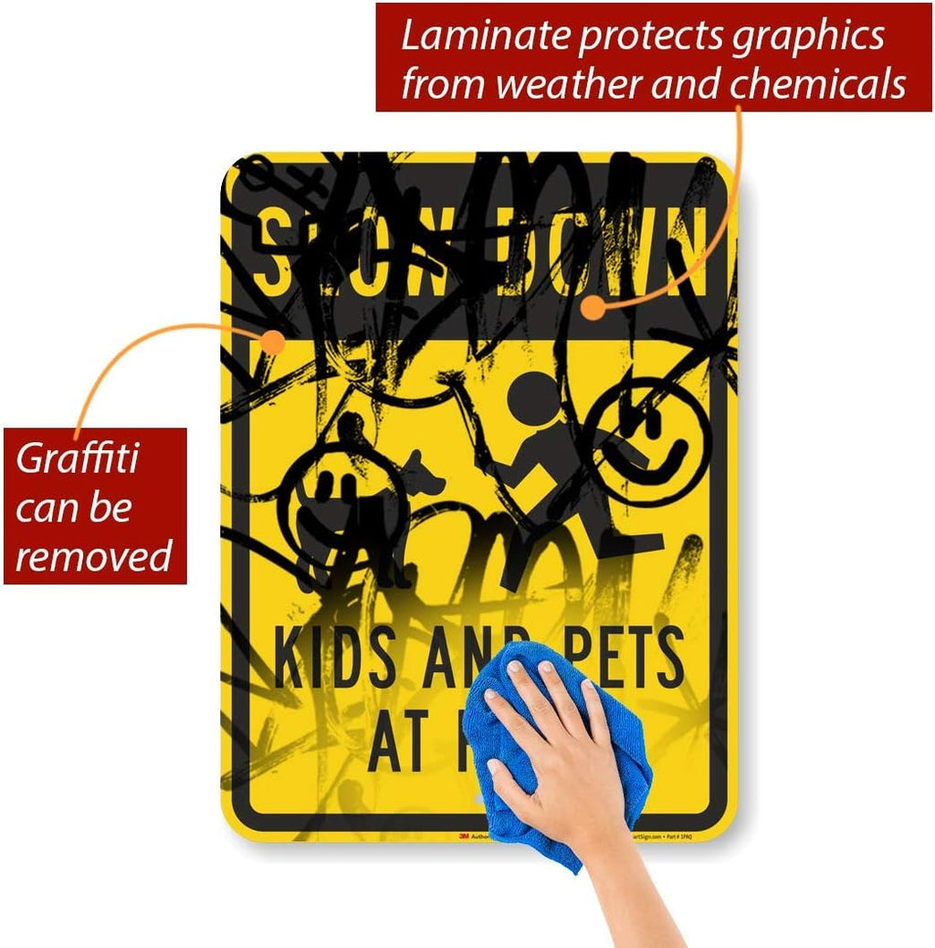 18" x 24" Reflective Aluminum Sign Pack of 2 B4785