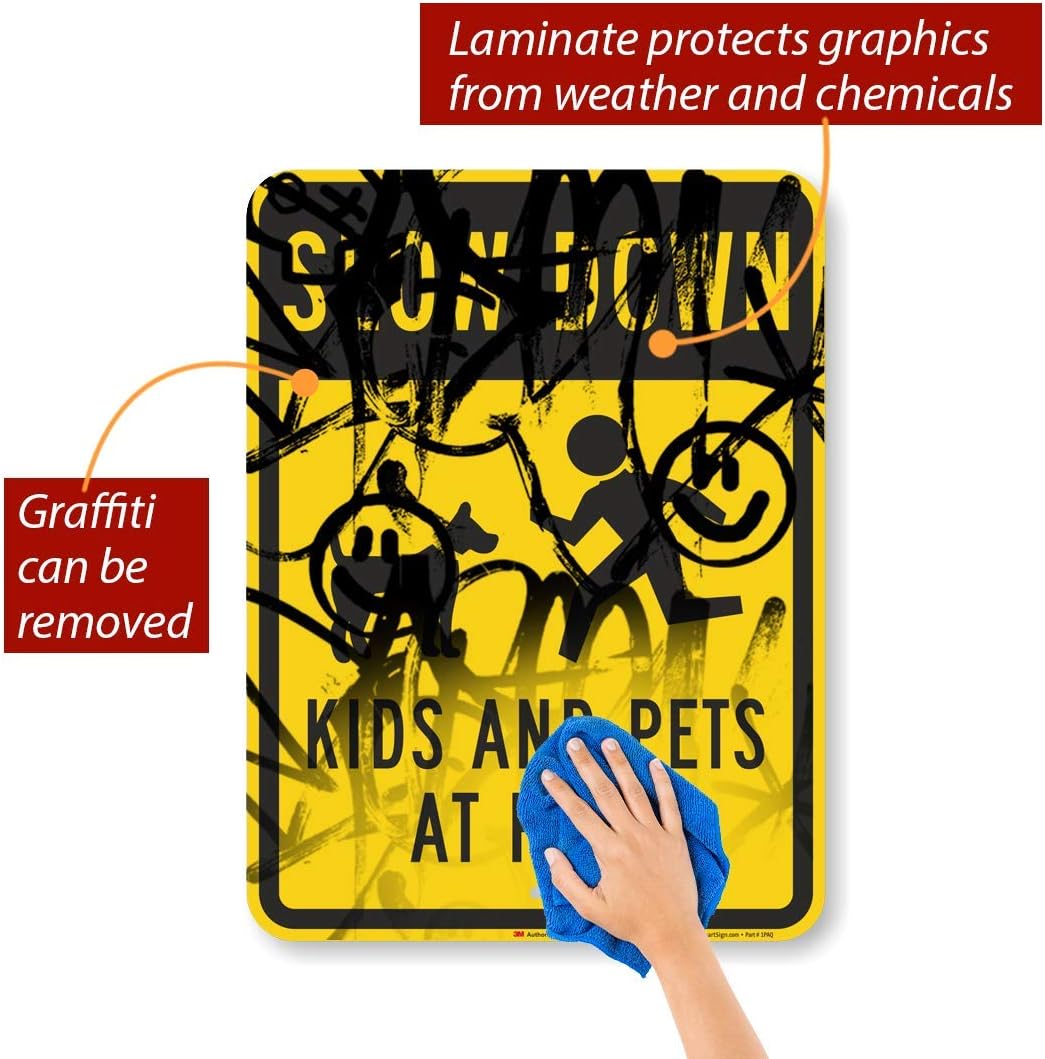 18" x 24" Reflective Aluminum Sign Pack of 2 B4785